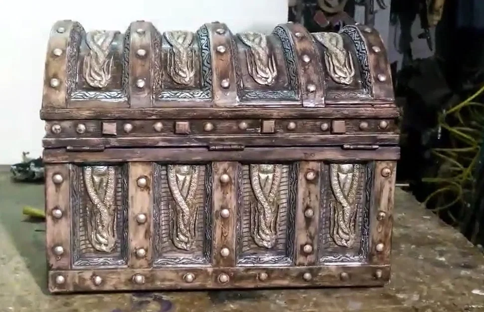 Trang trí Rương Davy Jones (Octopus STL files) - Image 3