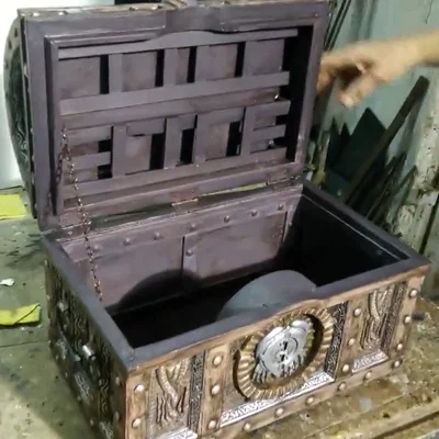 Trang trí Rương Davy Jones (Octopus STL files)