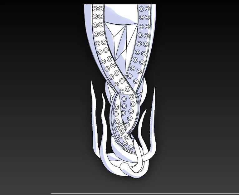Trang trí Rương Davy Jones (Octopus STL files) - Image 7