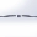 Cầu vượt ray tàu cho bậc cửa/thảm (tương thích Brio, IKEA Lillabo) - Thumbnail 3