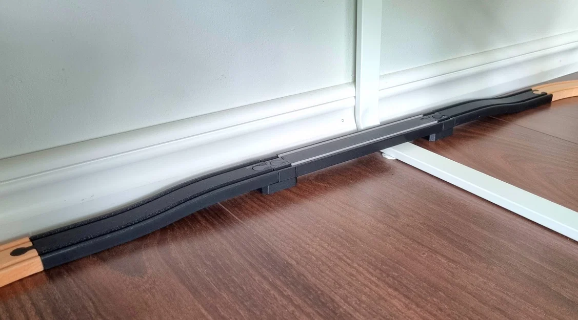 Cầu vượt ray tàu cho bậc cửa/thảm (tương thích Brio, IKEA Lillabo) - Image 6