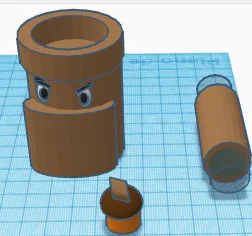 Mô hình trang trí Bellota y roble 3D ngộ nghĩnh - Image 1