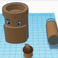 Mô hình trang trí Bellota y roble 3D ngộ nghĩnh - Thumbnail 1