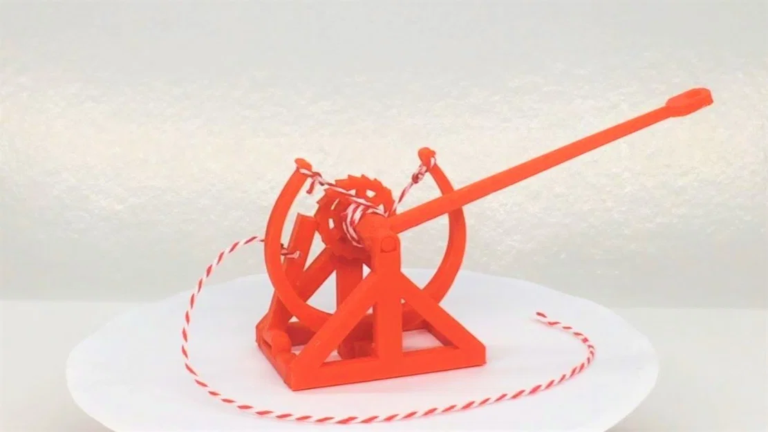 Mô hình máy bắn đá DaVinci (Catapult) in 3D độc đáo - Image 1
