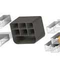 Tải mô hình in 3D ORGANIZZATORE GT289: Kệ để bàn 7 ngăn kéo tiện lợi - Thumbnail 3