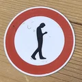 Biển báo “Không Smombies (nam)” (Verkehrszeichen) – Traffic sign No Smombies - Thumbnail 1