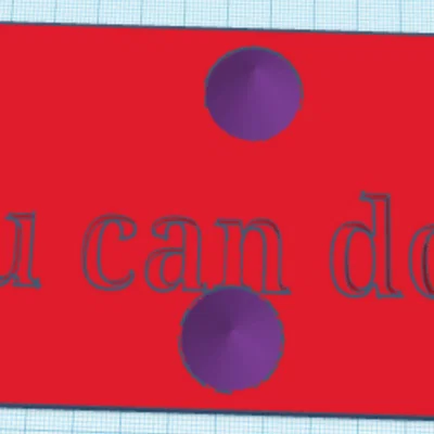 Mô hình trang trí bàn làm việc You Can Do It đầy cảm hứng
