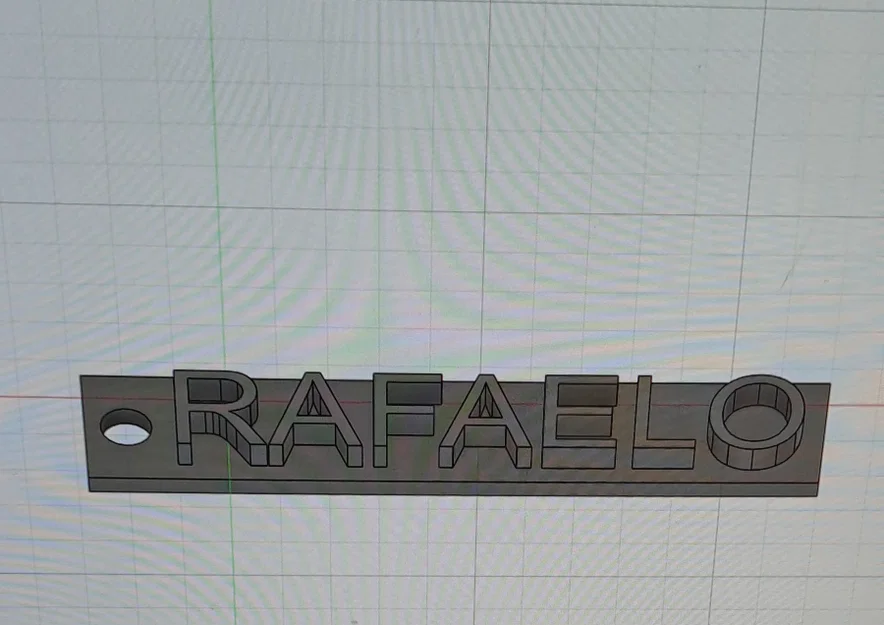 Mẫu in 3D bảng tên Rafaelo cá nhân hóa đẹp mắt - Image 1