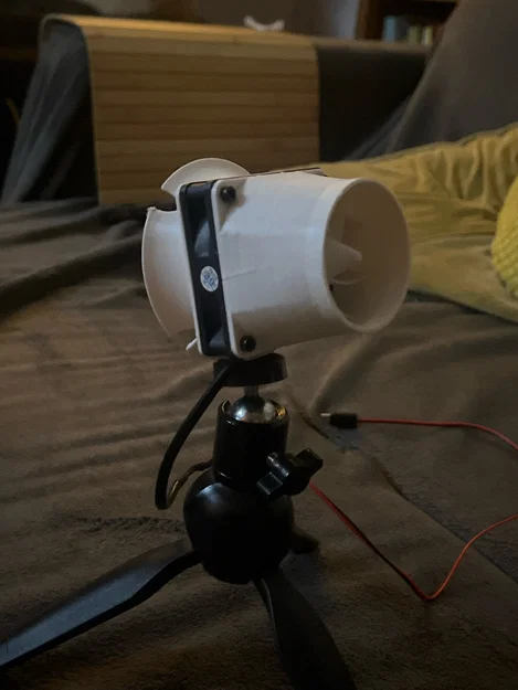Phễu gom gió 60mm gắn tripod - Phụ kiện làm mát DIY tiện lợi - Image 1