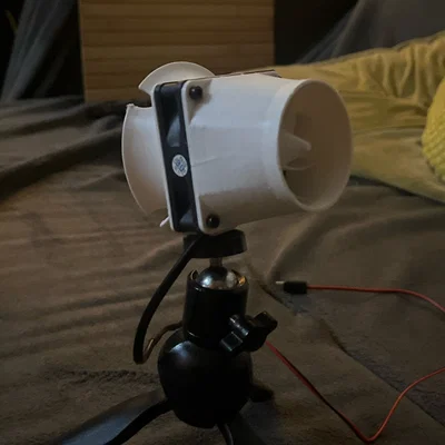 Phễu gom gió 60mm gắn tripod - Phụ kiện làm mát DIY tiện lợi