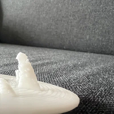 Mô hình ván chèo đứng Mini SUP in 3D chi tiết