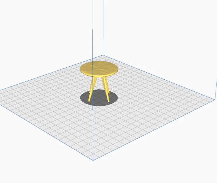 Mô hình bàn tròn mini (Mini Table) trang trí 3D tinh tế - Image 3