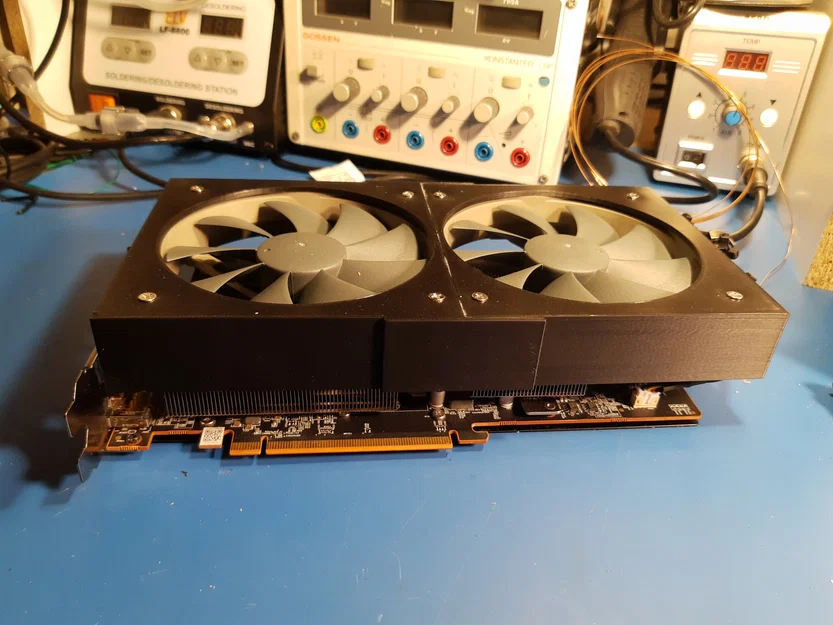Mod thay quạt Noctua 140mm cho PowerColor Red Dragon Radeon RX 5700 XT - Image 1
