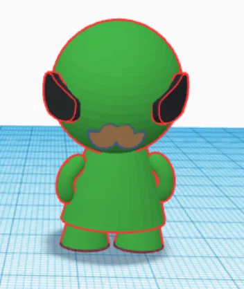 Mô hình Alien trang trí dễ thương in 3D - Image 1