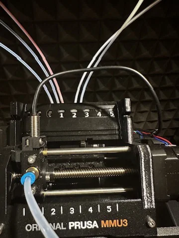 Nắp che cải tiến MMU3 R4 với đèn LED và hiển thị số cho máy in Prusa - Image 1