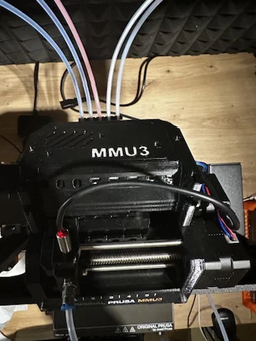 Nắp che cải tiến MMU3 R4 với đèn LED và hiển thị số cho máy in Prusa - Image 2