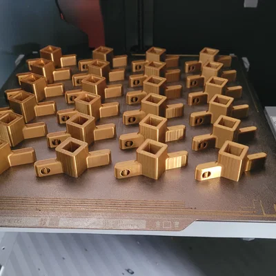 Tay cầm vận hành van bi đầu vuông 10mm (3D Print)