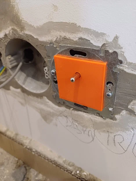 Nắp che cơ cấu ổ cắm 230V ABB (tạm thời) - Image 1
