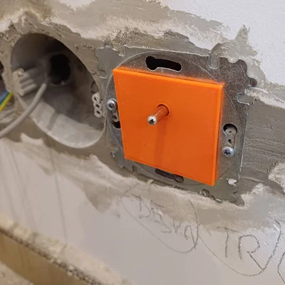 Nắp che cơ cấu ổ cắm 230V ABB (tạm thời)