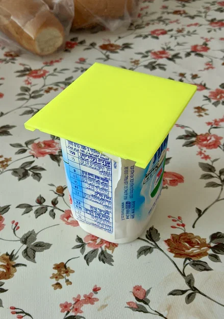 Nắp đậy 3D tiện lợi cho hộp kem chua và thực phẩm đóng hộp - Image 1