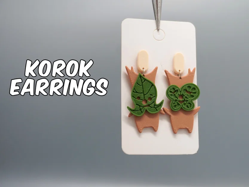 Tự tay in 3D bông tai Korok cực xinh xắn cho fan Zelda - Image 1