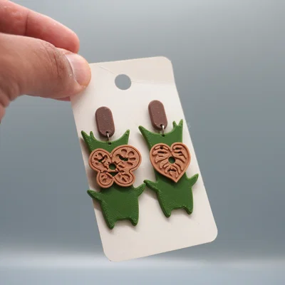 Tự tay in 3D bông tai Korok cực xinh xắn cho fan Zelda