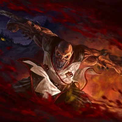 Mô hình mặt nạ chiến binh Tarkatan Oni - Phụ kiện cosplay Mortal Kombat