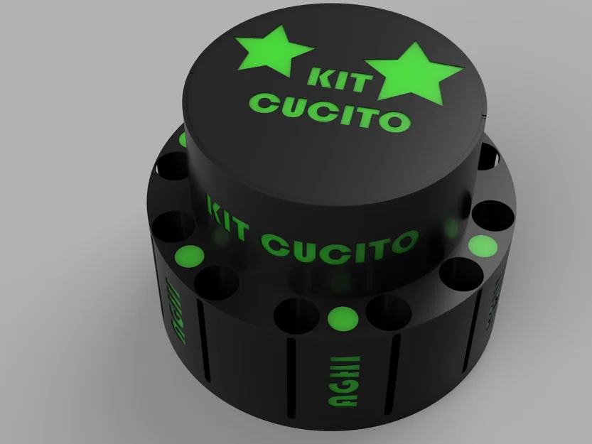 Kit/Box Cucito – Hộp kit may vá 132mm - Image 1