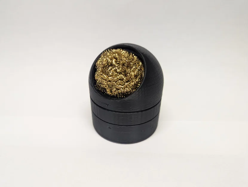 Giá đỡ lưới brass wool vệ sinh đầu mỏ hàn (Soldering Iron Tip Cleaning Mesh Holder) - Image 1