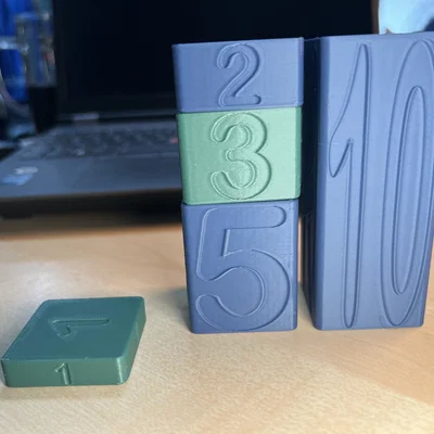 Bộ Khối Tính Toán 3D (Calculating Stones) Hỗ Trợ Bé Học Toán Tư Duy