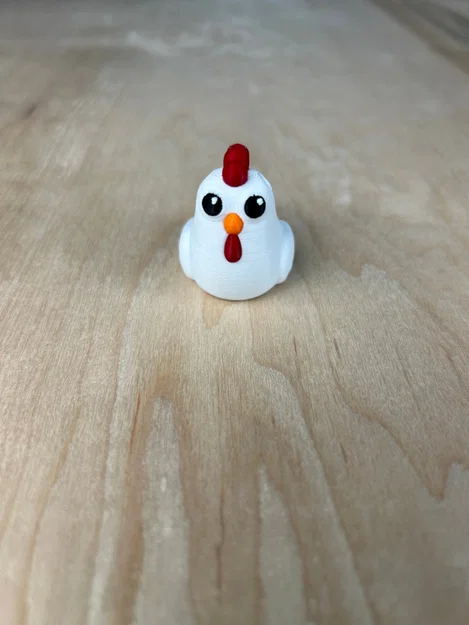 Mô hình chú gà con mini (Chicken Mini) in 3D dễ thương - Image 1