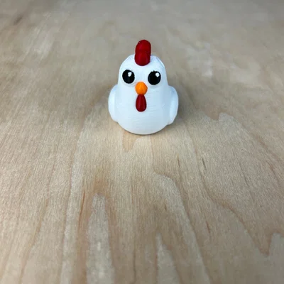 Mô hình chú gà con mini (Chicken Mini) in 3D dễ thương