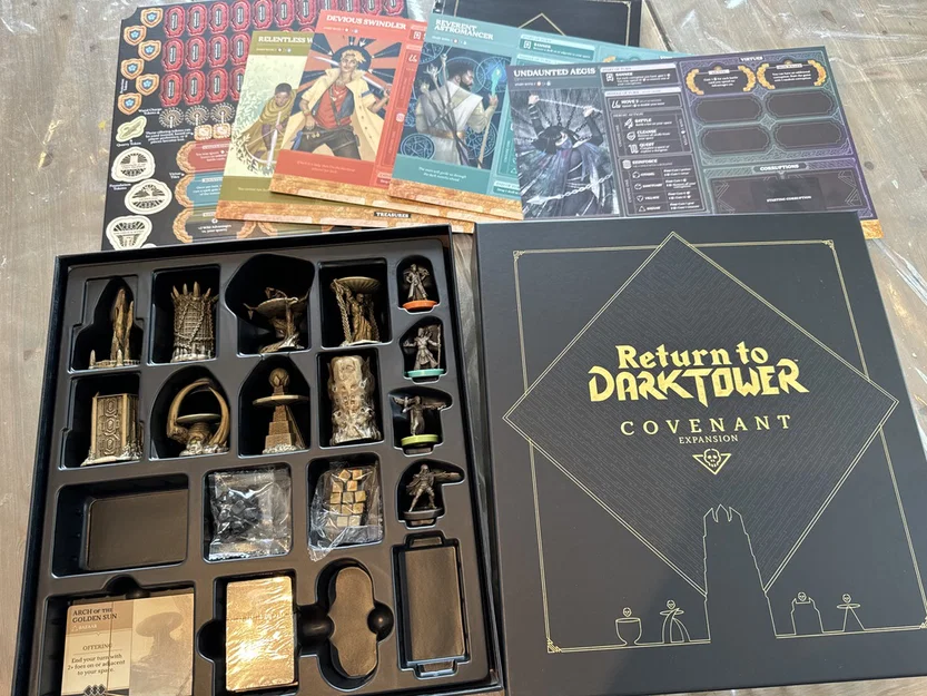 Khay 3D đựng board game Return to Dark Tower (bản gốc & Covenant) - Image 2