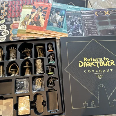 Khay 3D đựng board game Return to Dark Tower (bản gốc & Covenant)