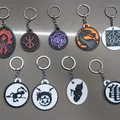 Móc khóa hoa hồng Rose keyChain - Thumbnail 2