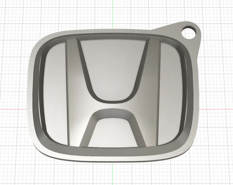 Móc khóa logo Honda - Phụ kiện tự in 3D cực chất - Image 4