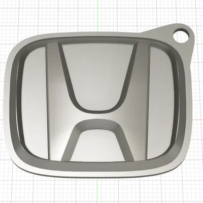 Móc khóa logo Honda - Phụ kiện tự in 3D cực chất