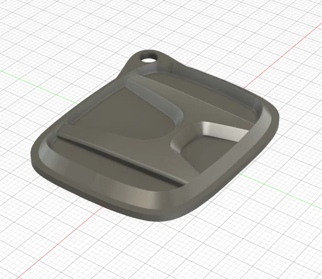 Móc khóa logo Honda - Phụ kiện tự in 3D cực chất - Image 5