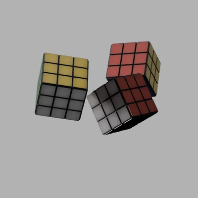 Mô hình Rubik 3x3 trang trí - Tự in 3D cực đơn giản
