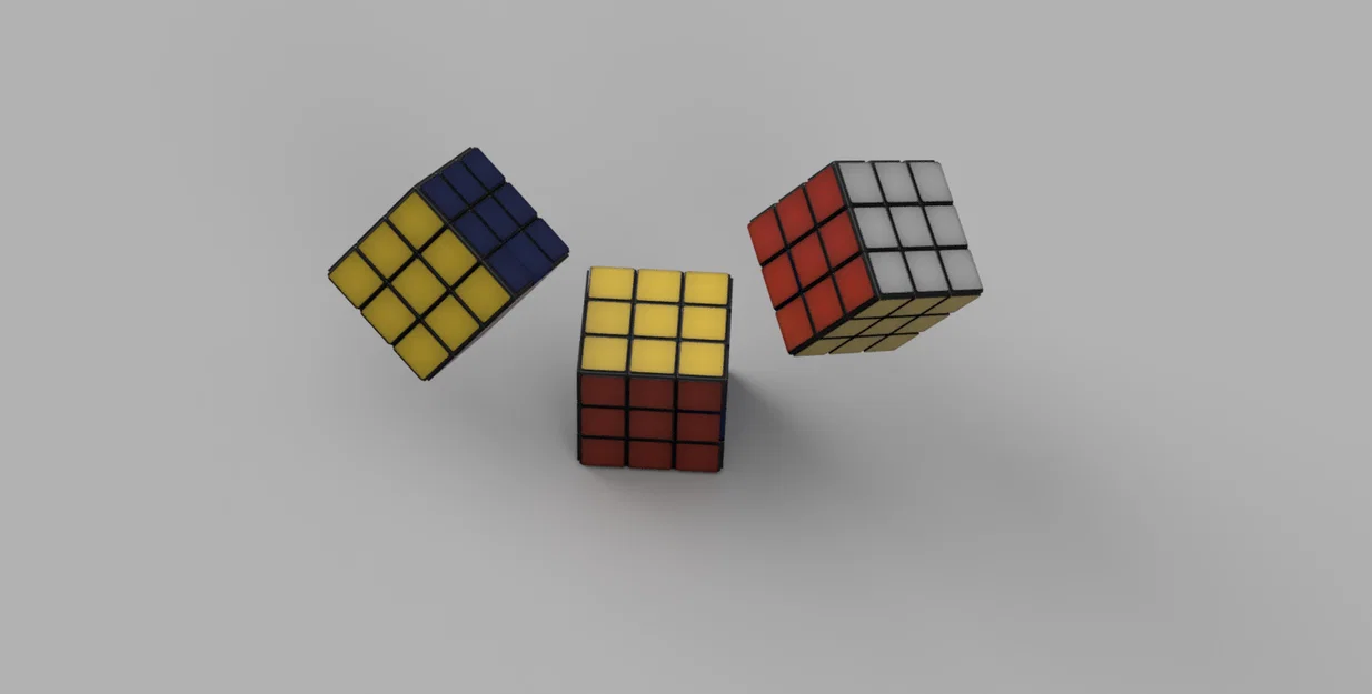 Mô hình Rubik 3x3 trang trí - Tự in 3D cực đơn giản - Image 2