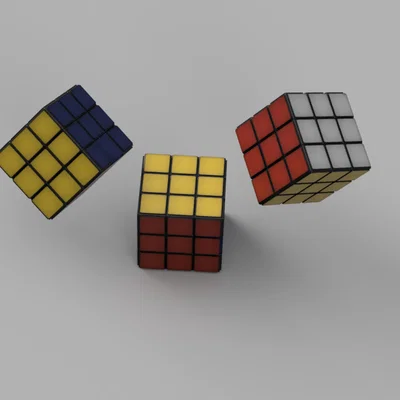 Mô hình Rubik 3x3 trang trí - Tự in 3D cực đơn giản