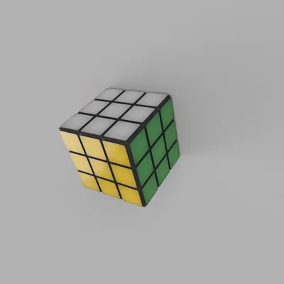 Mô hình Rubik 3x3 trang trí - Tự in 3D cực đơn giản