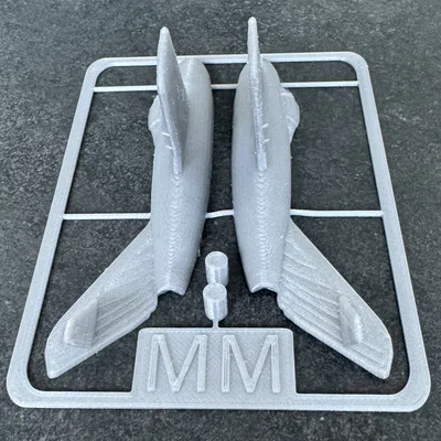 Mô hình in 3D MiG-15 Kit Card - Lắp ráp máy bay chiến đấu cực chất