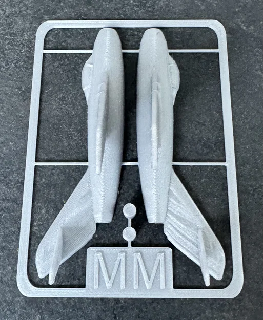 Mô hình in 3D MiG-15 Kit Card - Lắp ráp máy bay chiến đấu cực chất - Image 3