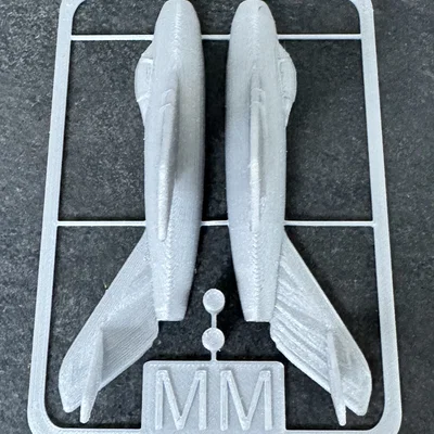 Mô hình in 3D MiG-15 Kit Card - Lắp ráp máy bay chiến đấu cực chất