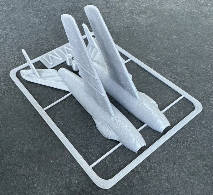 Mô hình in 3D MiG-15 Kit Card - Lắp ráp máy bay chiến đấu cực chất - Image 4