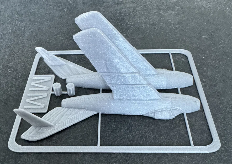 Mô hình in 3D MiG-15 Kit Card - Lắp ráp máy bay chiến đấu cực chất - Image 6