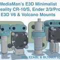 E3D Minimalist cho V6 & Volcano trên Creality CR10/S Ender 3/Pro và máy tương tự - Thumbnail 1