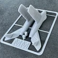 Mô hình in 3D MiG-15 Kit Card - Lắp ráp máy bay chiến đấu cực chất - Thumbnail 9