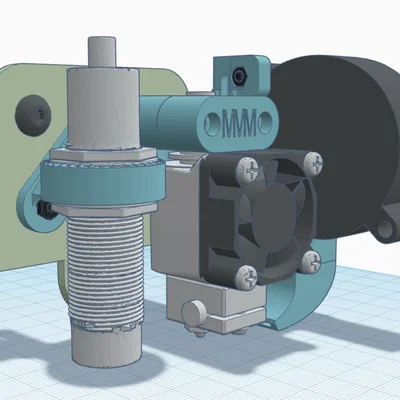 E3D Minimalist cho V6 & Volcano trên Creality CR10/S Ender 3/Pro và máy tương tự
